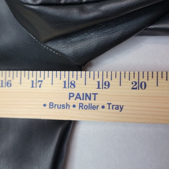 ZARA Women's Faux Leather Moto Jacket with Zippers Size M. - Picture 7 of 8